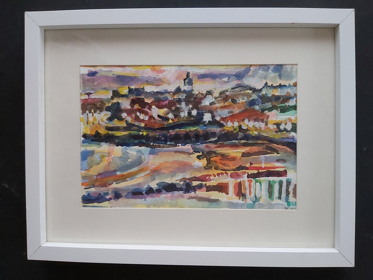 LifeaMasthead's tweet photo. #cornishschool Diane Hadden watercolour on paper Half Light II Penzance. Signed.

#cornishschool #penzance #cornwall #art #watercolour #signed https://t.co/5sObdnZaE5
