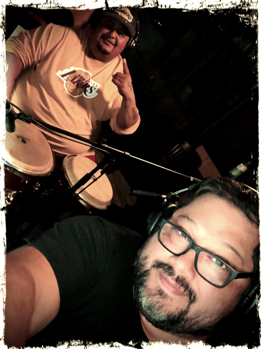 OfficialCYLC's tweet photo. CYLC at Solcar Recording Studios working on our new soon to be released radio single. Kills us to have to keep it on the down low but lets just say that we have a Mega Artist joining us on this new track! #CYLC #QuarantineProject #NewMusic #CarlosYLosCachorros https://t.co/fWPpVFgbFa