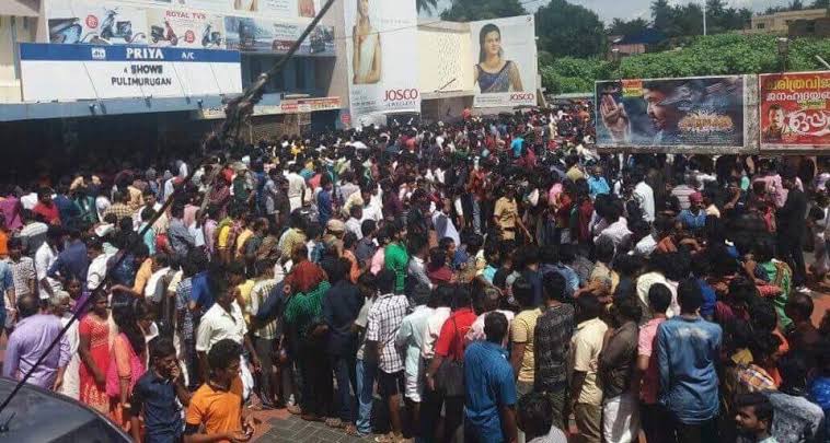 viralism's tweet photo. On the 8th day after its release, the movie has crossed 1 Crore mark in Cochin Multiplexes from 322 shows. 68,882 viewers has viewed the movies with an occupancy of 97.5%.

#4YearsOfIHPulimurugan https://t.co/fJIV5wHjFi