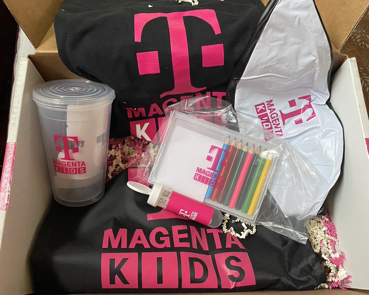 Got My daughters #magentakids  package today 😍 now she can #BeMagenta with me 💗