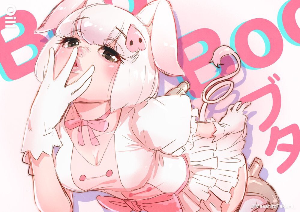 「起きた〜おはようございます〜✨
朝ぶたー 」|たかみまさひろ　7月～ご依頼受付中のイラスト