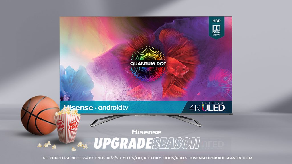 Tonight during the game, all my tweets are sponsored by <a href="/Hisense_USA/">HisenseUSA</a>. as per my contract, I can upgrade as many TVs as I want w/o any repercussions if i include the hashtags #HisenseUpgradeUpgradeSeason #BGSweepstakes &amp; you retweet or reply to my tweets using those same hashtags.