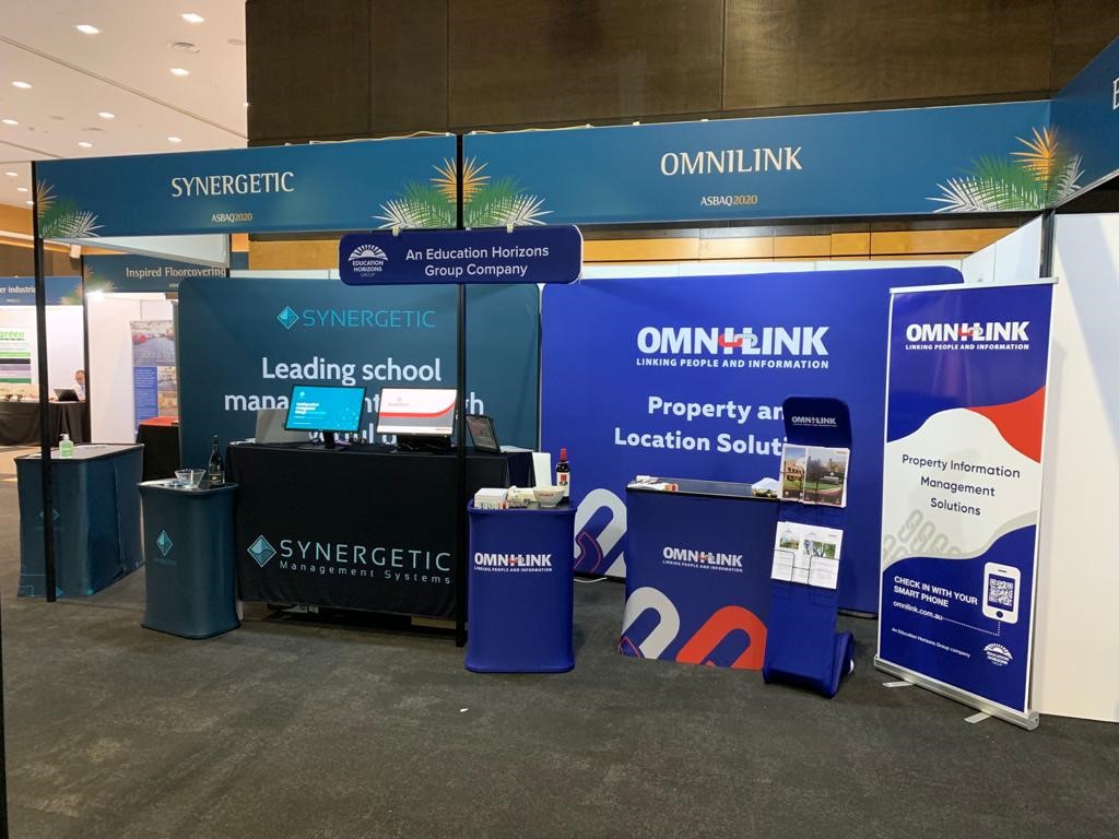 omnilinkanz's tweet photo. We’re at #ASBAQ2020 in Mackay on stands 2 &amp; 3 with @SynergeticAU Looking forward to meeting delegates and showcasing our unique education management and asset &amp; facilities management solutions. #edtech #AssetWhere https://t.co/coF6cHx2JH