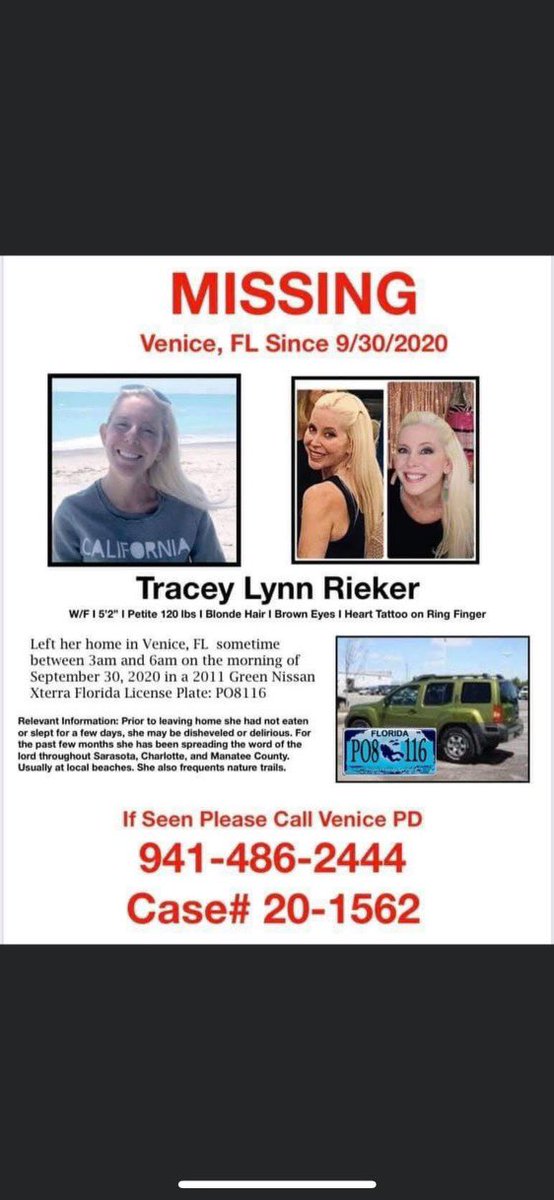 CMackeage's tweet photo. Hey AT&amp;T family! We could really use your help getting the word out. My sister in law has been missing for 7 days and we are desperate to find her. Please share! https://t.co/9hQqHQ6FTR