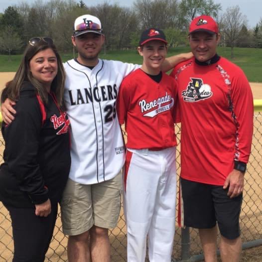The Lake Park Baseball program mourns the sudden passing of Annmarie Ackerley.  Her sons AJ (‘16) and Tommy (‘20) were varsity players. She was a wonderful and supportive  person and will be missed by all that met her. Our hearts go out to Bill and the boys.