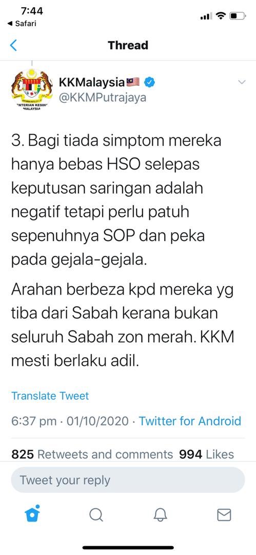 <a href="/SiamLaksa/">FairComment</a> <a href="/AlawiyahYussof/">Alawiyah Yussof 🏴</a> <a href="/MuhyiddinYassin/">Muhyiddin Yassin</a> <a href="/MKNJPM/">MAJLIS KESELAMATAN NEGARA</a> <a href="/jpmgov_/">Jabatan Perdana Menteri</a> saya ikut arahan DG KKM