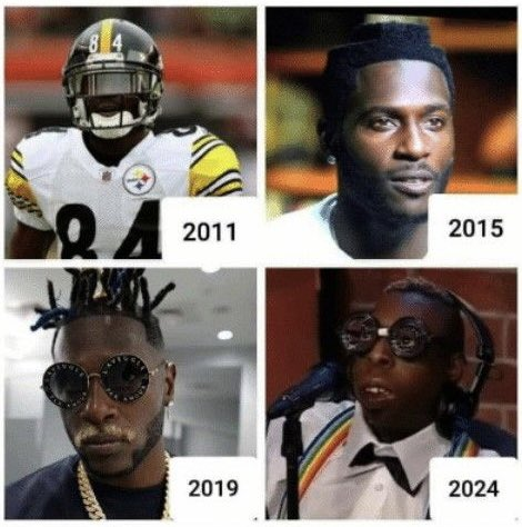 Antonio Brown through the years #Steelers