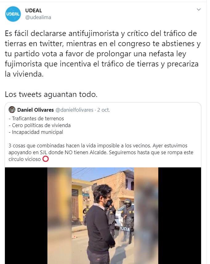 JLUrrestiE's tweet photo. Hasta que se la cantaron todita la morado Olivares. Otro doble cara de Julio Guzmán. 👇😳 https://t.co/TA1rVVPtXF