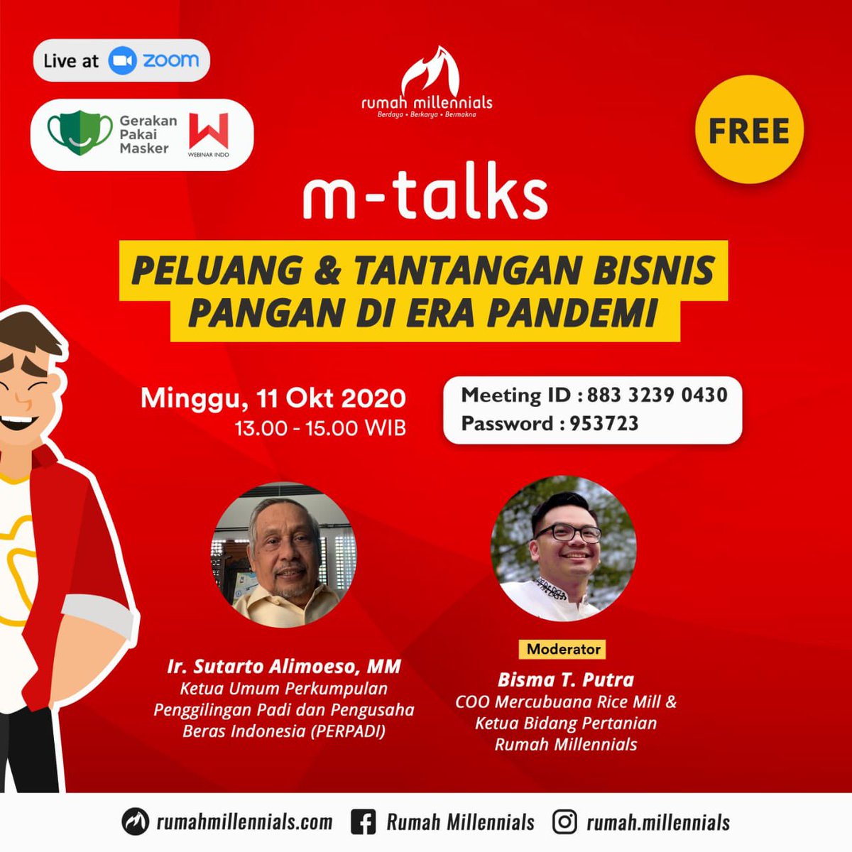 In collaboration with Rumah Millennials x DPP PERPADI x Mercu Buana Rice Mill