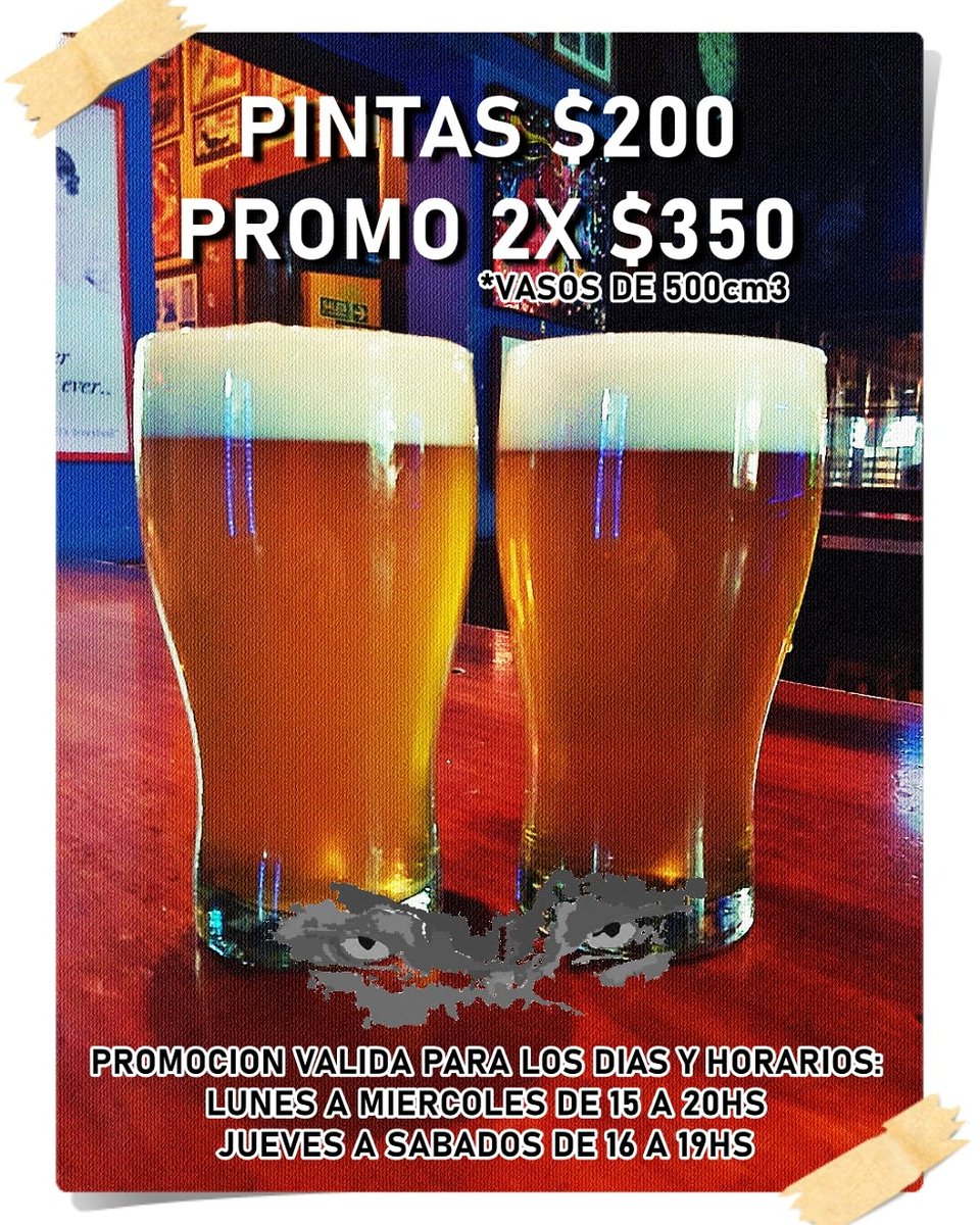 y recuerden que de jueves a sabados estamos hasta las 00hs