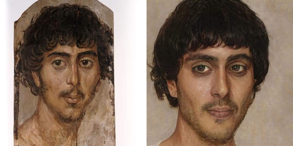 Fayoum portraits, revisualised.