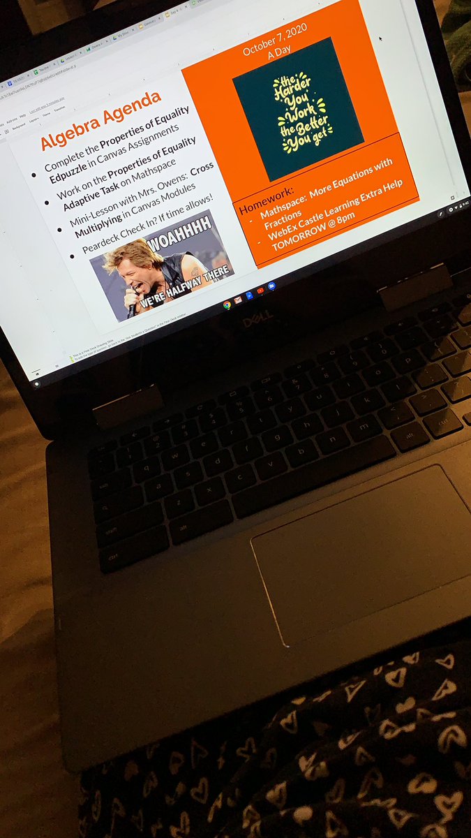 MaryOwensMath's tweet photo. This is what my evenings look like... 🤣🤓 #imtired #andaloser #halfwaythere https://t.co/WULqwN3kVC