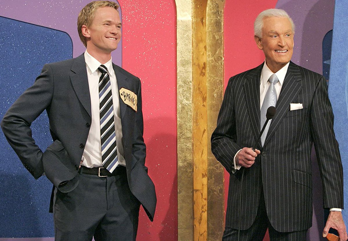 Oh, it's just Barney meeting his "dad" Bob Barker on the  @PriceIsRight. #HIMYM S2E20