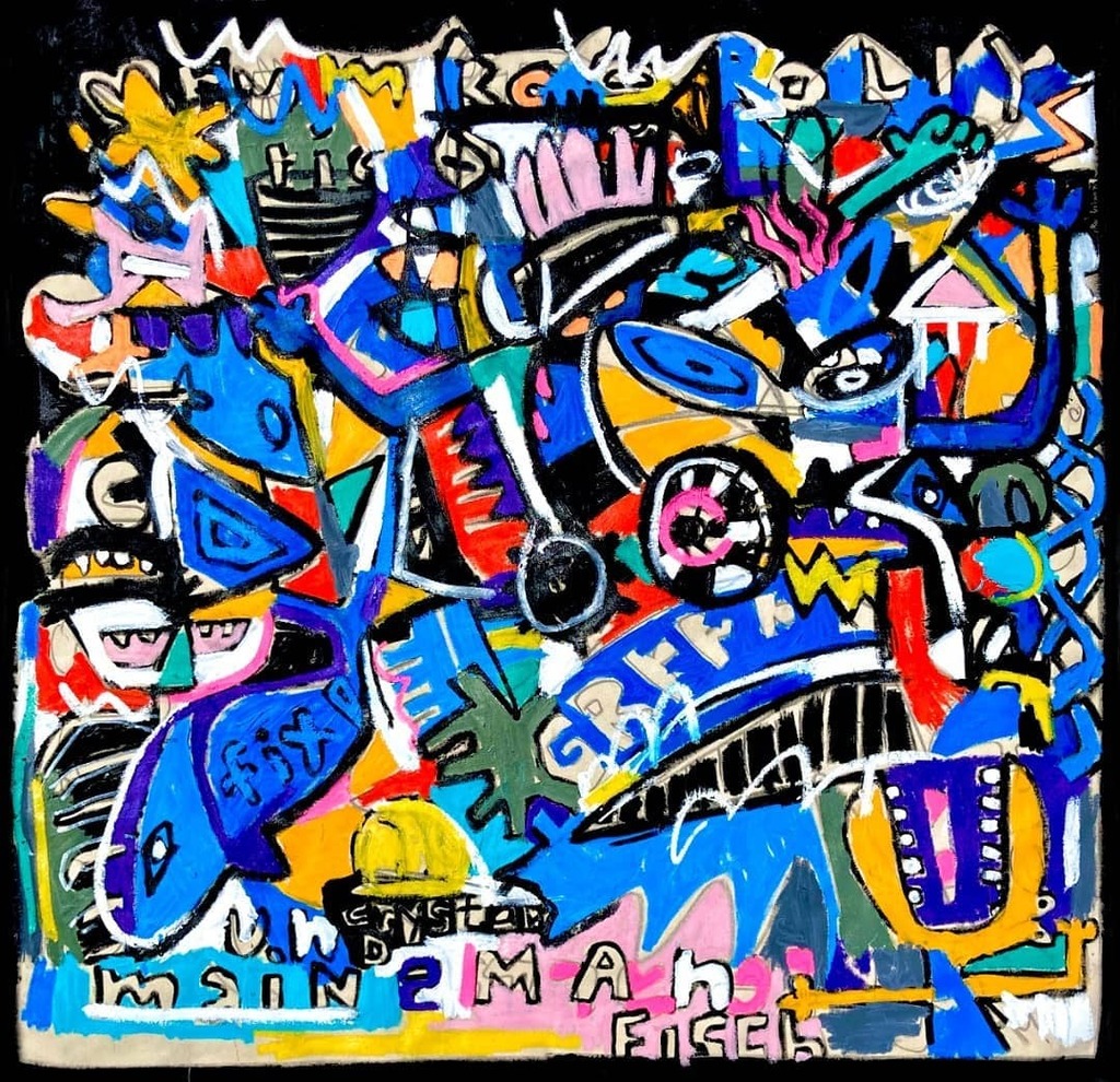 Jonas Fisch - Main Man

New artwork from Swedish artist Jonas Fisch 

#artwork #originalart #buyart #artspacewarehouse #newart #artoftheday #artofinstagram #neoexpressionism #streetart #colorful #chaos #largeart #largepainting #collectart #artgallery