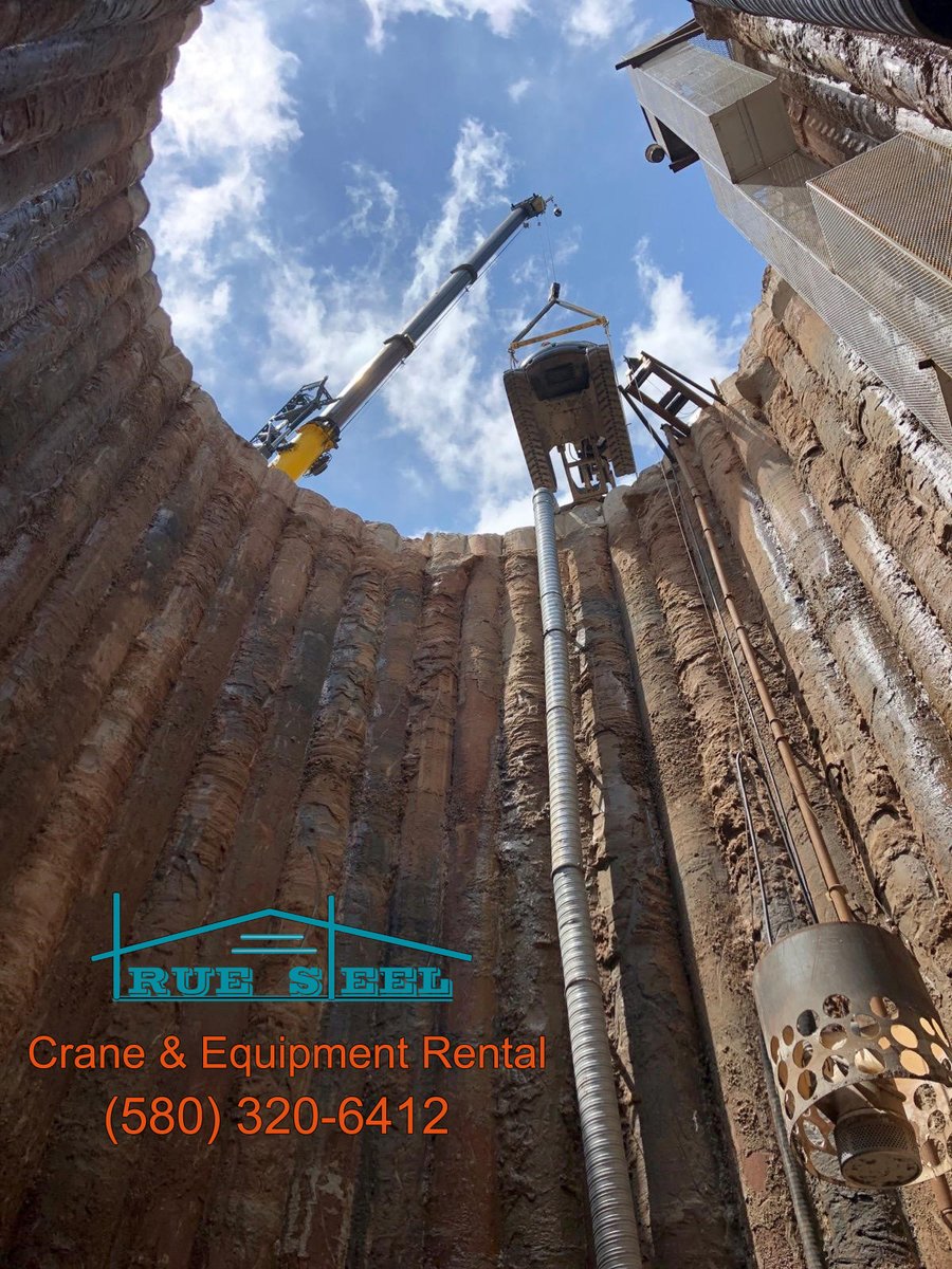 true_crane's tweet photo. Drone shot of a True Steel all terrain crane lowering a mini excavator into a hole.
#truecrane, #craneservice, #cranes, #rigging https://t.co/LPqjIGWibJ