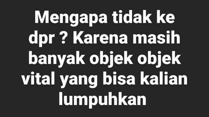 serikattahanan's tweet photo. Belajarlah dari kegagalan aksi2 2019 

#MosiTidakPercayaDPRRI #MosiTidakPercayaJokowi #OmnibusLawSampah #OmnibusLaw #BuruhMogokNasional #BURUHMENGGUGAT #gejayanmemanggil
#RakyatMenolak 
#tolakomnisbuslawDPR 
#UUCiptaKerja https://t.co/TmwWSCBqbP