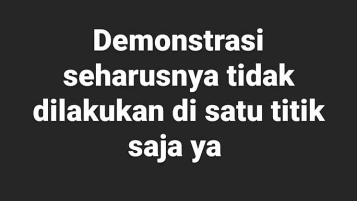 serikattahanan's tweet photo. Belajarlah dari kegagalan aksi2 2019 

#MosiTidakPercayaDPRRI #MosiTidakPercayaJokowi #OmnibusLawSampah #OmnibusLaw #BuruhMogokNasional #BURUHMENGGUGAT #gejayanmemanggil
#RakyatMenolak 
#tolakomnisbuslawDPR 
#UUCiptaKerja https://t.co/TmwWSCBqbP