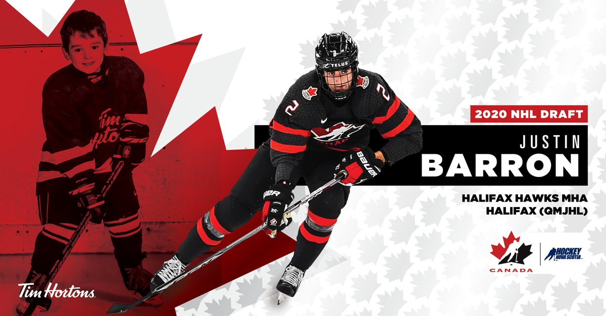 Born in Halifax. Raised in Halifax. Developed in Halifax.

Justin Barron is headed west to the <a href="/Avalanche/">Colorado Avalanche</a> with pick No. 25.

#NHLDraft | <a href="/HockeyNS/">Hockey Nova Scotia</a>