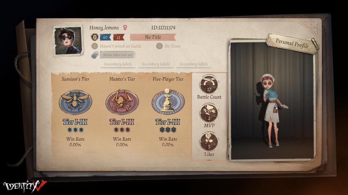 1Bittties's tweet photo. I'm playing Identity V. Fancy a game? https://t.co/muIvULakWj