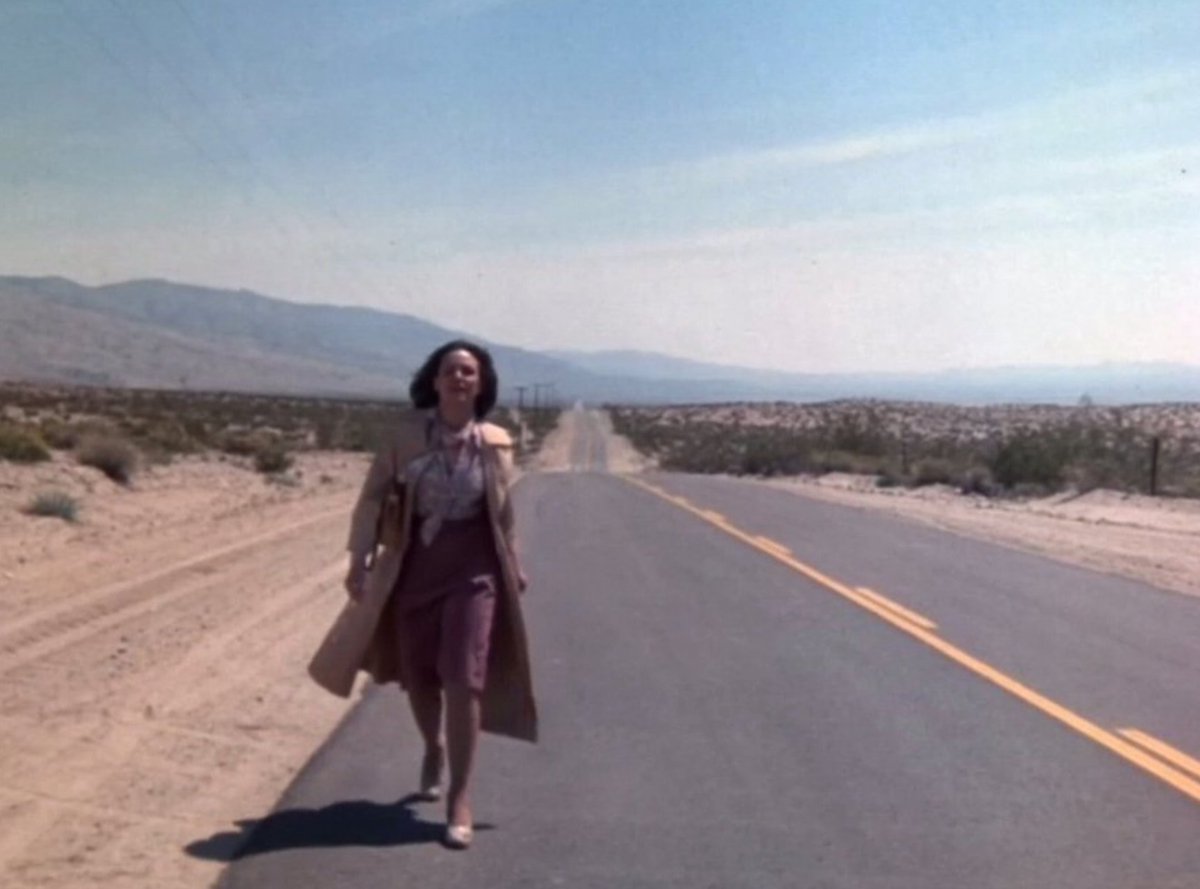 Day 6 of the  #31DaysofTeleterror celebrates another personal fave, Night Terror (1977). This terrifying story about a psycho chasing a housewife across the desert is so simple, but also so excellently executed (so to speak) by director E.W. Swackhamer. The cast is fab too. (1/2)