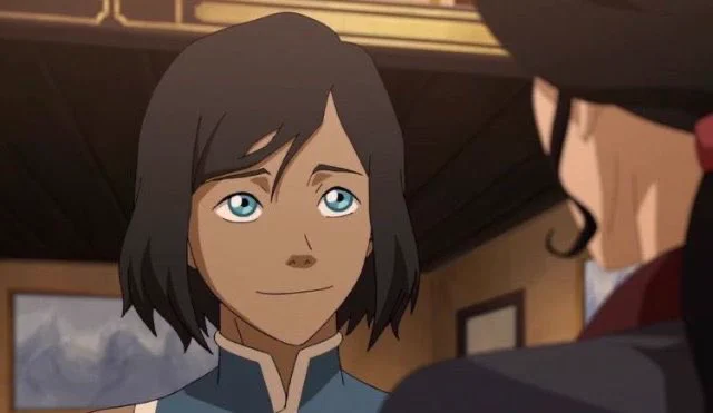 obsessed with korra and her soft eyes for asami ☺️ 