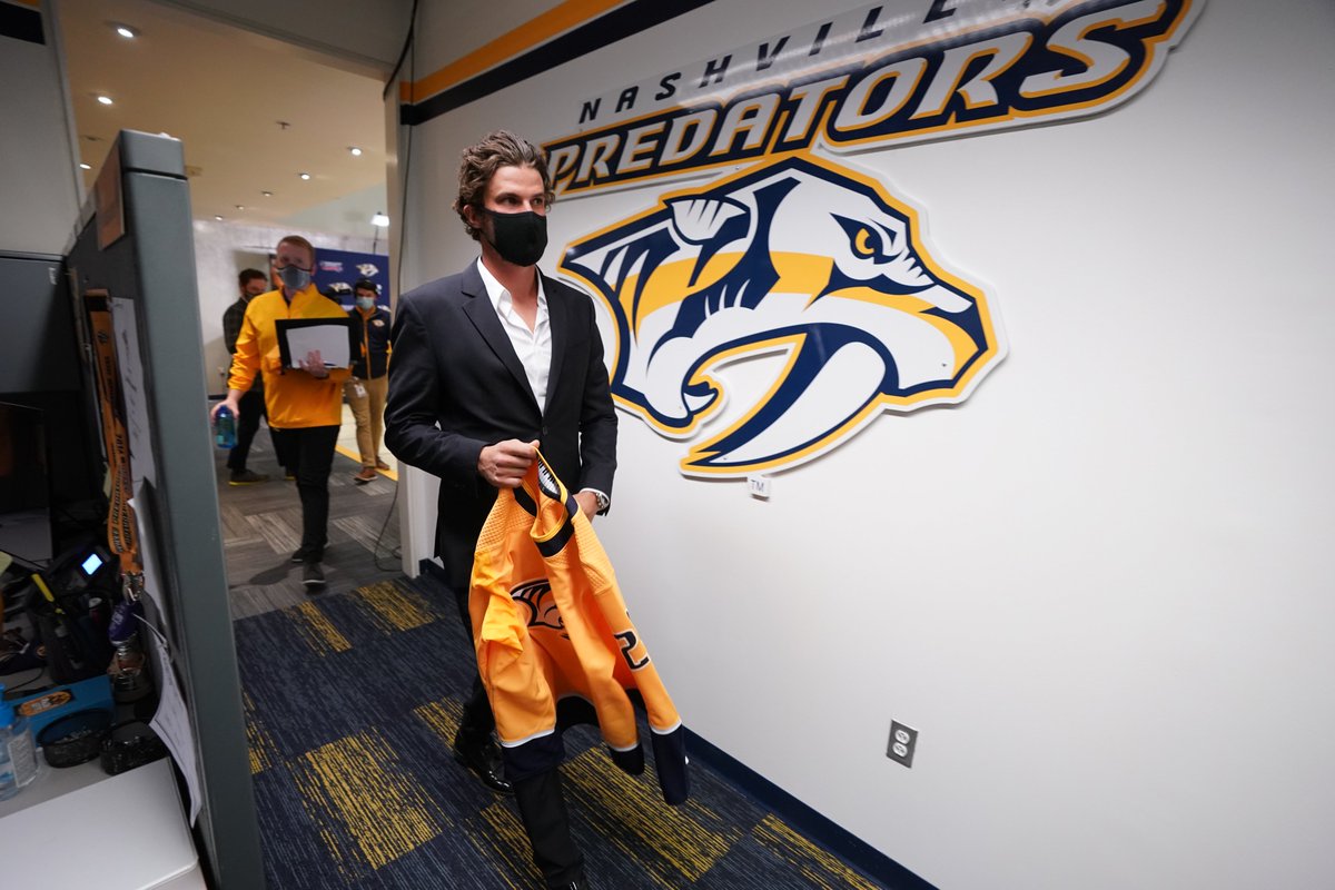 PredsNHL's tweet photo. A draft like no other. 

#NHLDraft | @Bridgestone https://t.co/u4sWlXN1CX