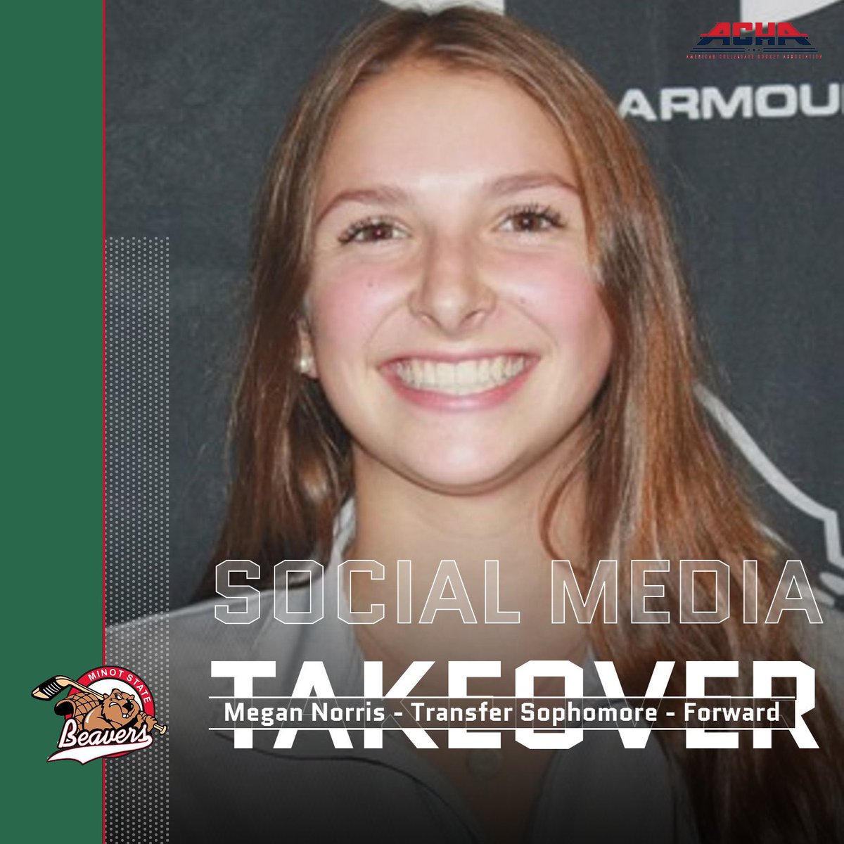 MSUBeaversWHKY's tweet photo. 🚨 SOCIAL MEDIA TAKEOVER 🚨

Transfer Sophomore, Forward - Megan Norris will be taking over Instagram and Facebook for Media Day tomorrow! 

Be sure to follow her throughout the day on Instagram: @MSUBeaversWHKY and Facebook: minotstatewomenshockey! #JoinTheColony https://t.co/clSgQhfKRD