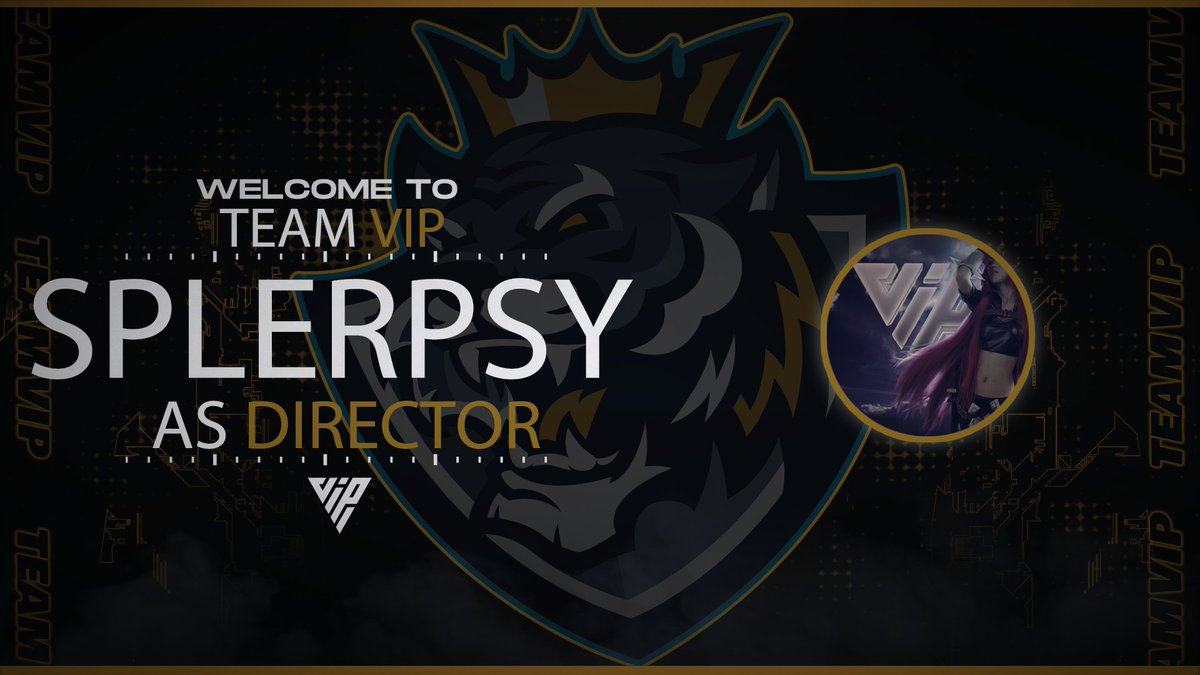 xTeamVIP's tweet image. Welcome to the #VIPSection!!

Proud to announce @splerps as the Overall Director for the TeamVIP League of Legends Division!

Show him some love by dropping a follow! 
HUGE things to come for VIP!

#VIPStatus #VIPszn
