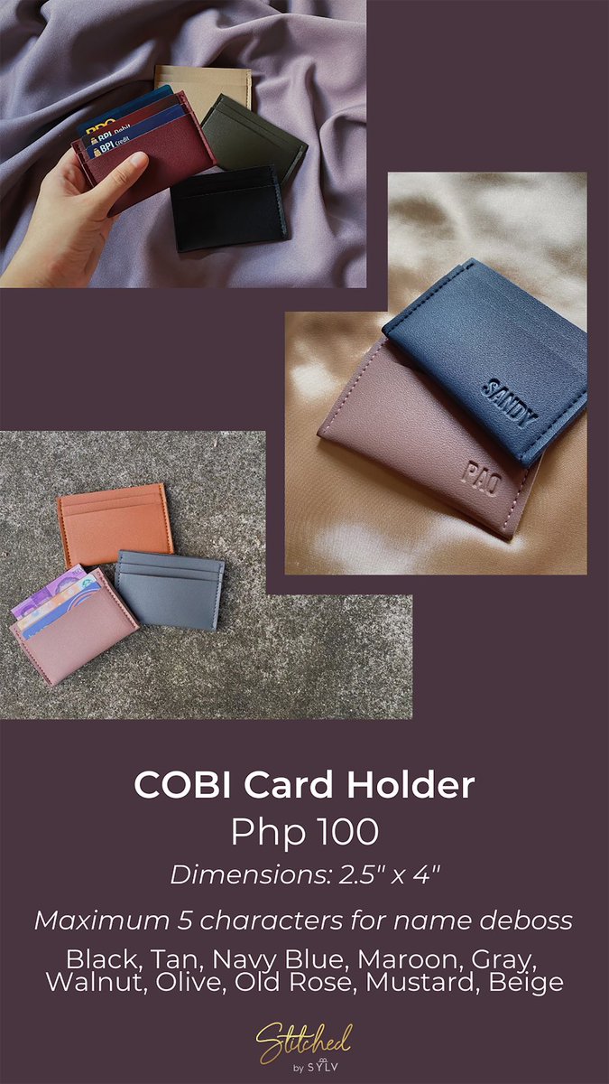 dlvslmt's tweet photo. #LeatherPH #LeatherGoods #SmallBusiness https://t.co/3P44Z5pq0K