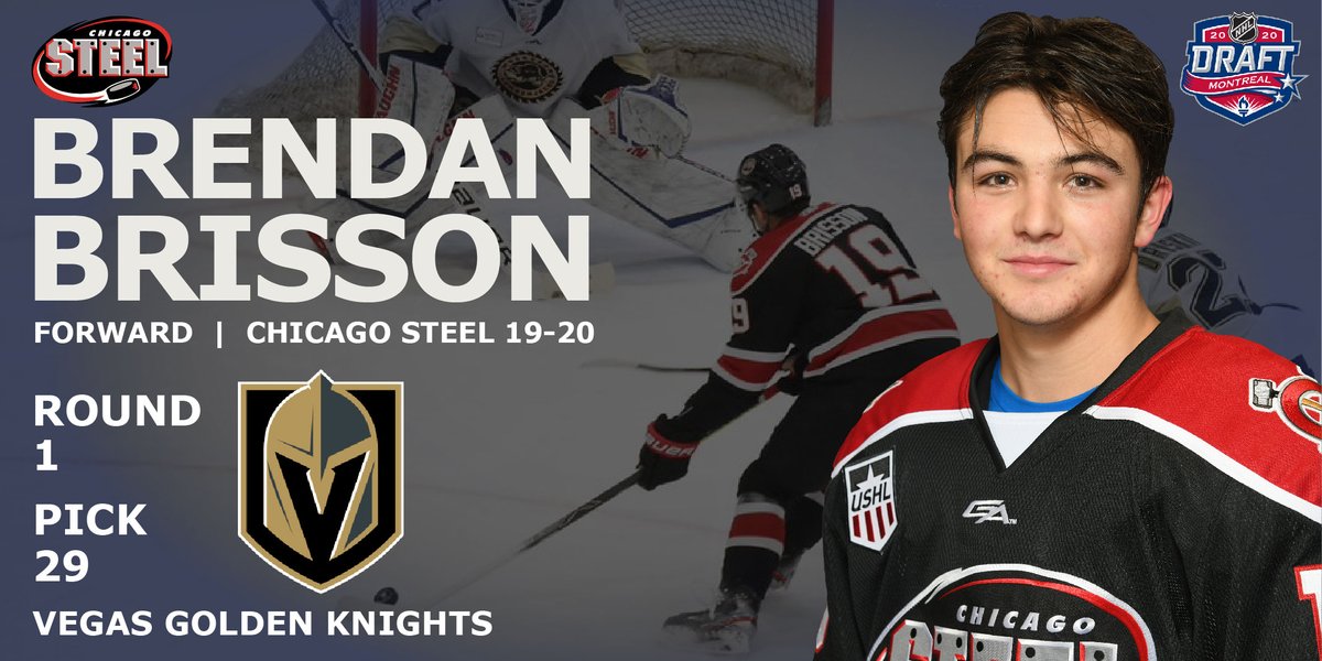 Congratulations to the newest member of the <a href="/GoldenKnights/">Vegas Golden Knights</a> organization, forward Brendan Brisson!

<a href="/brendan_brisson/">Brendan Brisson</a>