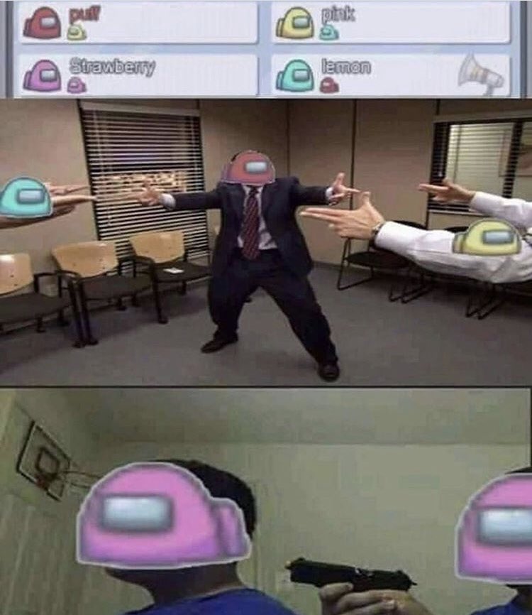 AmongUs_vid's tweet photo. That pink😂😂😂 i am dying 
#AmongUs #amongusgame #among_us https://t.co/FVg72r5FYZ