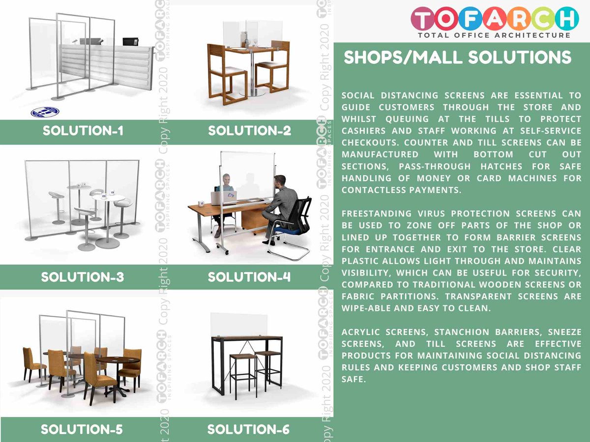 TOFARCH's tweet photo. Social Distancing is the New Demand in Offices, Are You Prepare for #Comeback
Get Social Distancing Options and #FightBack with #Covid19
Call or Whatsapp Us: +91-9599-985-440
Buy Now: https://t.co/7QWgo1kxYt
#officefurniture https://t.co/Vg80yxstSJ
