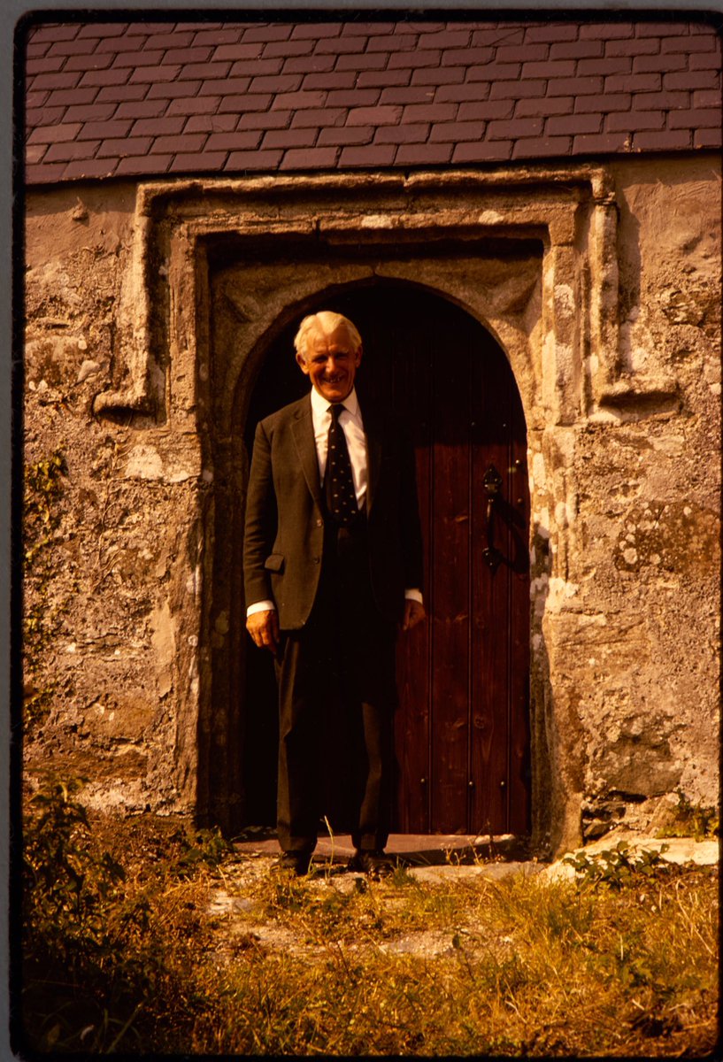 On this day in 1993, our founder, Ivor Bulmer-Thomas died. Just days before, he was working on the repair of our church at Sutterby. A proud Welshman, Ivor changed the fate of churches in England and Wales, and it’s a privilege to continue his work. #thread