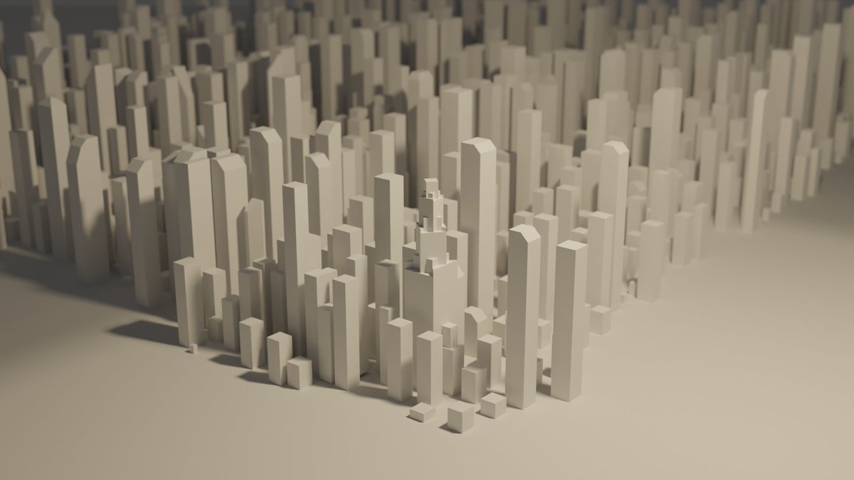 Moretz3D's tweet photo. Was looking at some Skyscraper designs and decided to try and give one of the buildings a bit more full body design.

#Blender #blender3d #blenderart #blenderuser #3d #3dart #3dartwork #3dartist #3dmodelling #3dcity https://t.co/ftfD0vuPaa