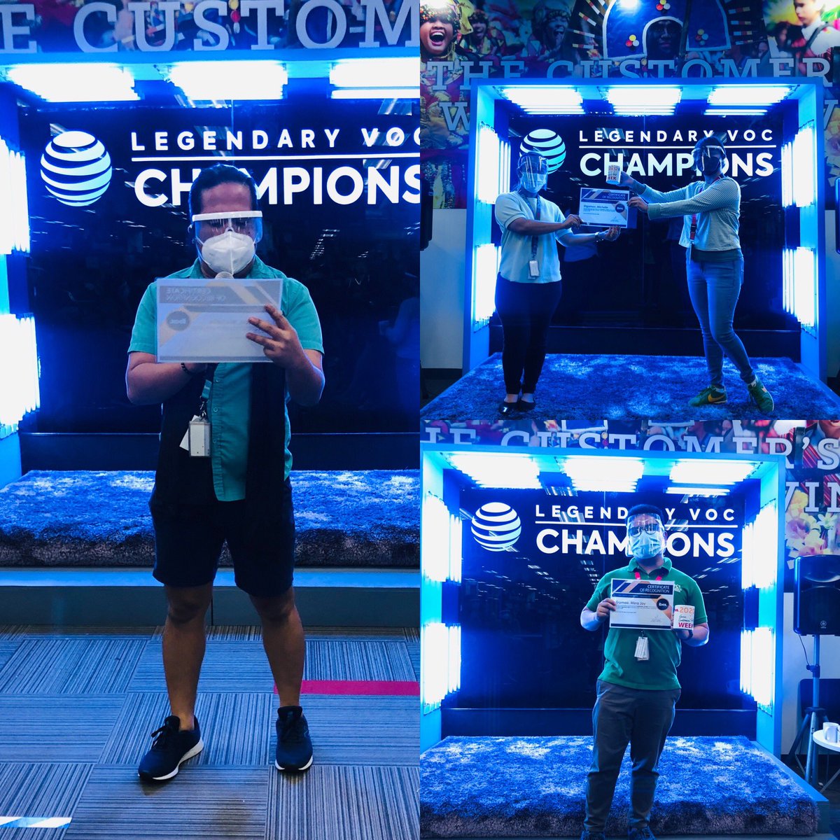 dawoweagles's tweet photo. Congratulations to our ibex VOC Aces! Day 2 of Serve Customers First Week is all about celebrating you and how you make AT&amp;T Proud everyday! #weAerIBEX
@pjtrinidad @amiena_m @ATTRayB https://t.co/rQcjXzEPKW
