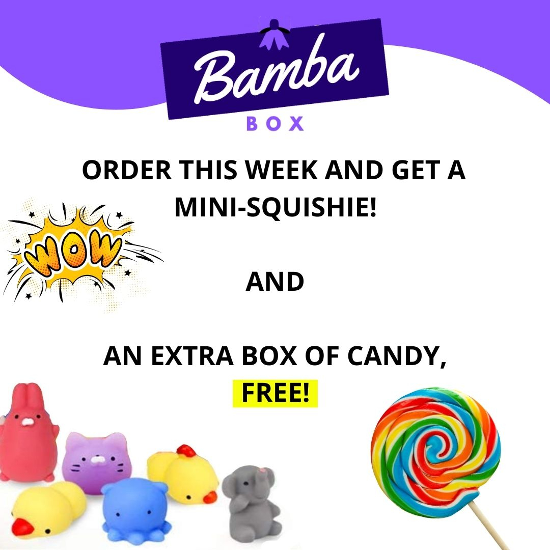 ryanhamner's tweet photo. Order this week and get a free mini-squishie and a free box of candy.
.
.
#childhoodcancersurvivor #childhoodcancersurvivors #giftboxes #giftboxes๐#giftboxesforkids #giftsforkidswithcancer #giftsforchildren #carepackage #mysterybox #surprisebox #carepackages #surpriseboxes #my https://t.co/4c5qVnfKjQ
