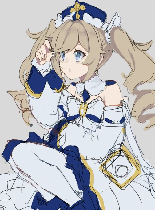 バーバラちゃんwip 時間あったら描きあげたい 