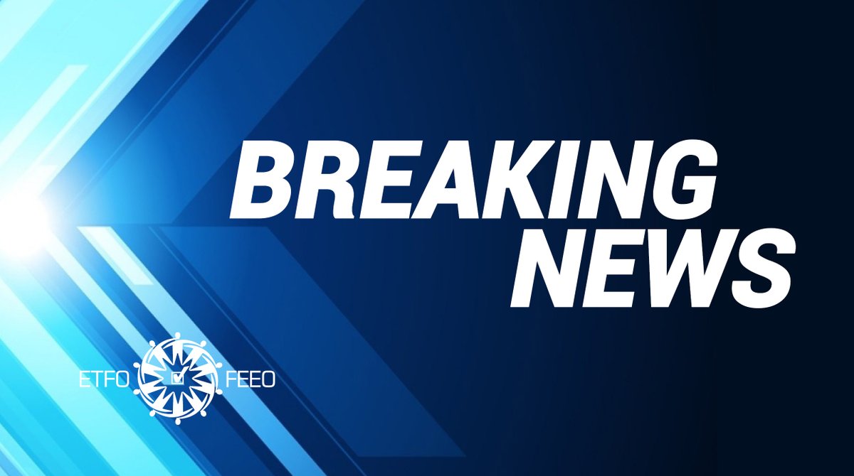 TODAY: Four of the major #education unions in Ontario will hold a media conference alongside experts who will share their views on the government’s flawed plan for #onted schools.

Tune in at 2:00 p.m. to watch eventstream.ca/events/press-c… #onpoli