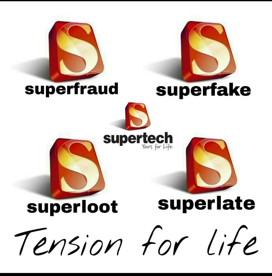 VikasJen's tweet photo. Flat Owners @Supertechltd Ecovillage 2 caught in wrong hands since 2010. It's a fraud. Taking 90% home buyers money and investing in other projects instead of completing the buyers' home. #B7Tower #OrganizedFraud #NewIndia @UPRERAofficial @CMOfficeUP @myogiadityanath @AmitShah https://t.co/wtxeqPJXQl
