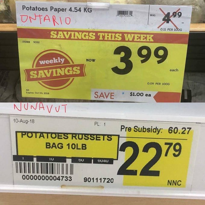 And before you say & #39;just move down south& #39; here is the price of airfare of my hometown to Ottawa