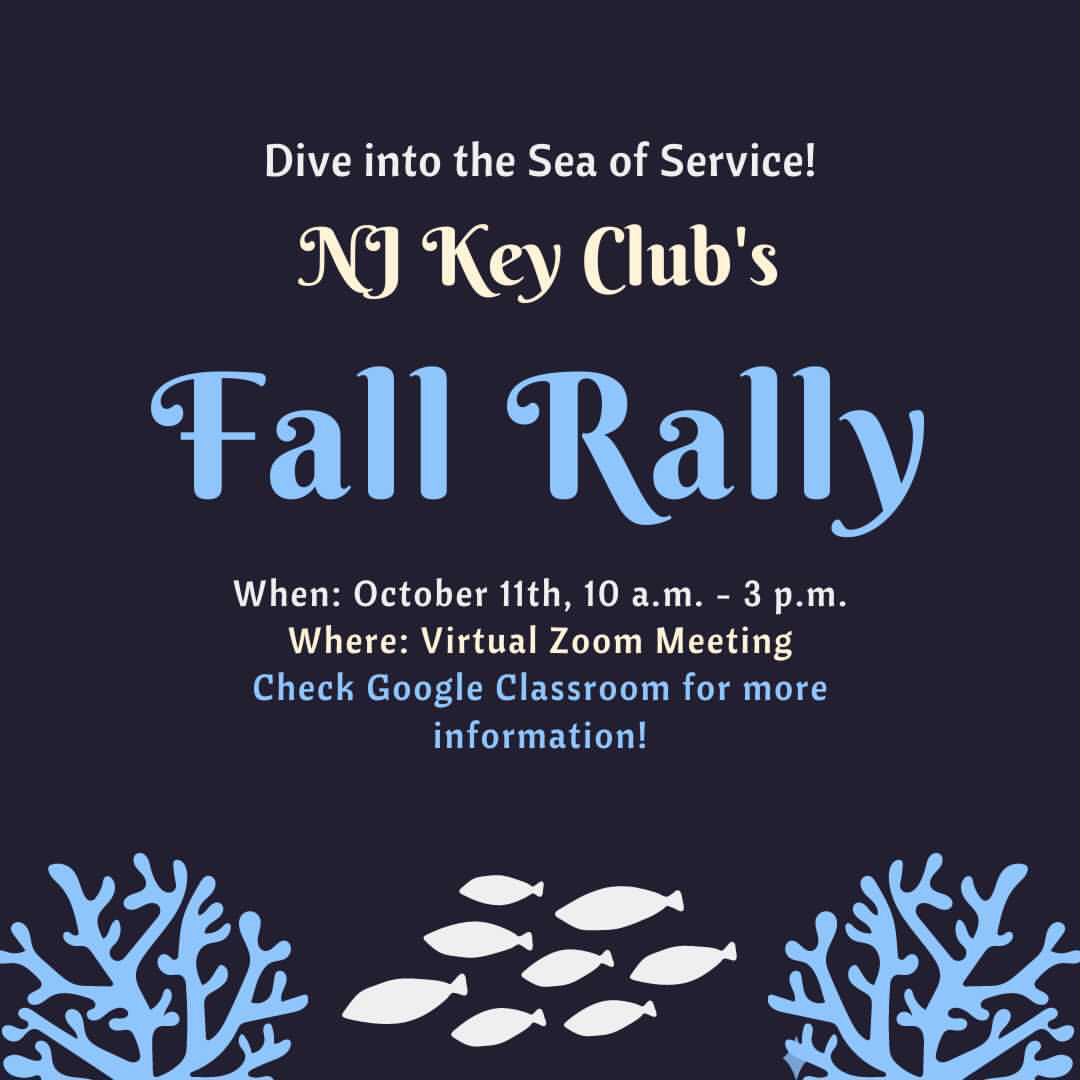 RHSKeyClub7's tweet photo. Fall Rally is an event that brings Key Clubbers from all over New Jersey together for a day of fun! Check out our Instagram account and google classroom for more information on how to be apart of this amazing event! We hope to sea you there!

https://t.co/xFJ7QC4Yr6 https://t.co/qfAbPLhQzA
