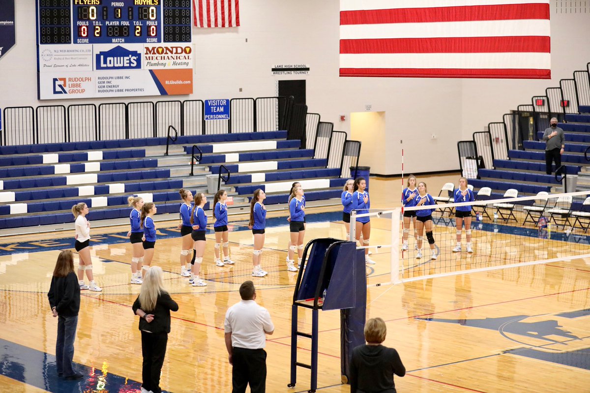 ElmwoodRoyalsVB's tweet photo. Royals VB traveled on the road to Lake tonight for some N.B.C. VB Action. The Royals rolled over and fell short in a three set sweep against the Lake Flyers. Match results are listed below:
13-25 | 13-25 | 12-25
๐๐ผ๐ฆ๐๐๐ผ
#RebuildReloadRevitalize
@ElmwoodAD
@SentTribSports https://t.co/yyV5Ran0Ac