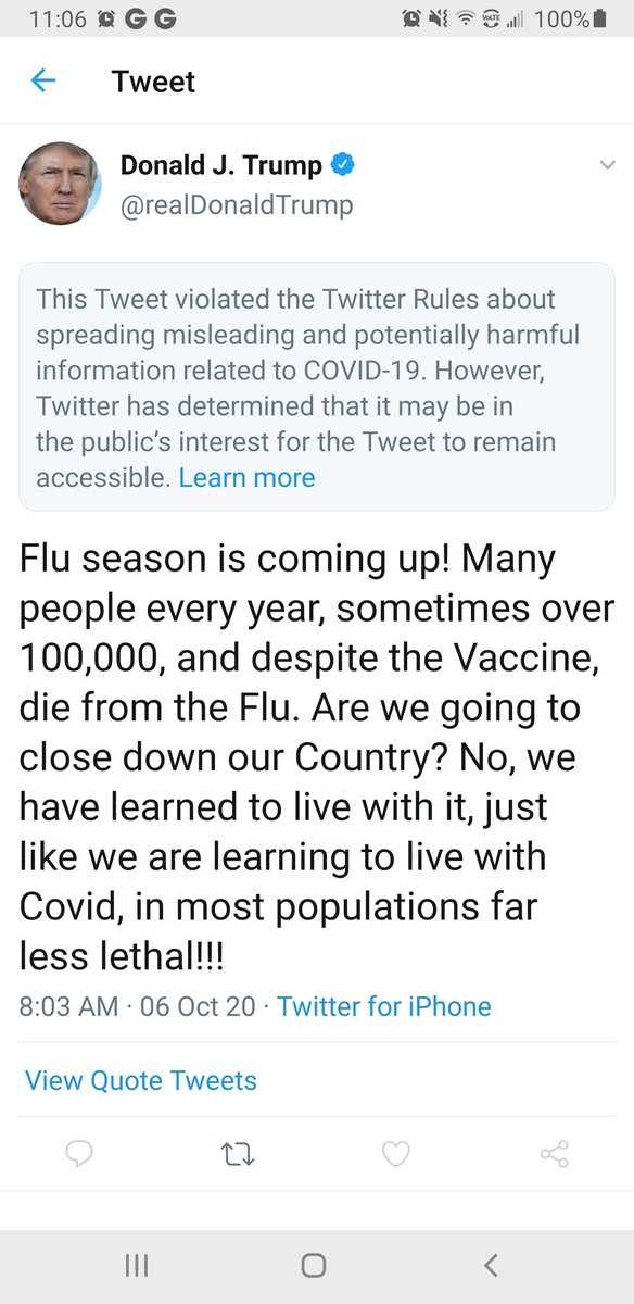 chazhenry2's tweet photo. @realDonaldTrump Most people to die of flu in the last 10 years was 61,000 usually around 38,000 as fact checked on the CDC website.. Why does this Chump keep obviously lying?? WHY??
#NotMyPresident
#27MoreDays https://t.co/qMNUaLbjXp