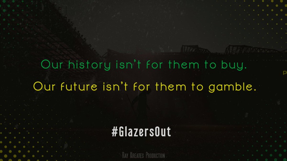 Let's get this trending. & just get them the message they need.

@TheFergusonCode
@TajUTD_20 @MarcoRedDevil @Anshuma53910317 @SouvikMitra01
 @Swagata32570605
@ROHLOCH
#GlazerOutWoodwardOut
