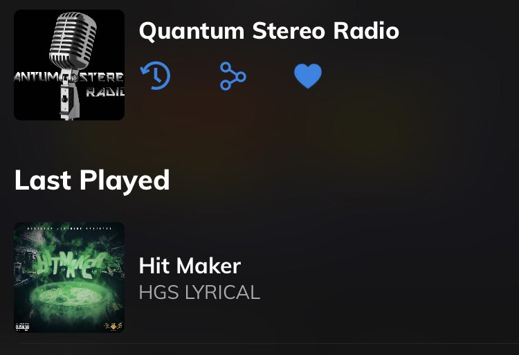 HGSLYRICAL's tweet photo. #Hitmaker @HGSLYRICAL now playing on @QS_radiony π #QuantumStereo #newmusic #unsignedartist #hgslyrical #independentartist #undergroundhiphop #hiphop https://t.co/dCnBh7M5A1