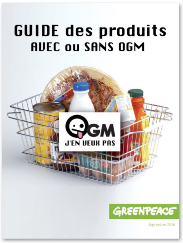 LE GUIDE DES PRODUITS AVEC OU SANS OGM (2020).Marques dont des produits sont issus de la filière OGM : Charal, Bledina, Nestlé, Carrefour, Auchan, Monoprix, Casino, Marque Repère (Leclerc), Reflets de France (Champion) Chabrior (Intermarché) etc...  https://cdn.greenpeace.fr/site/uploads/2017/03/guide-OGM.pdf