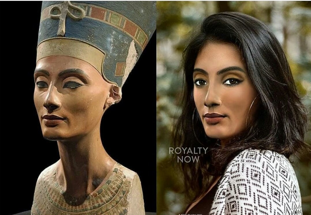 The queen herself, her majesty, the ethereal Neferneferuaten "Nefertiti" 