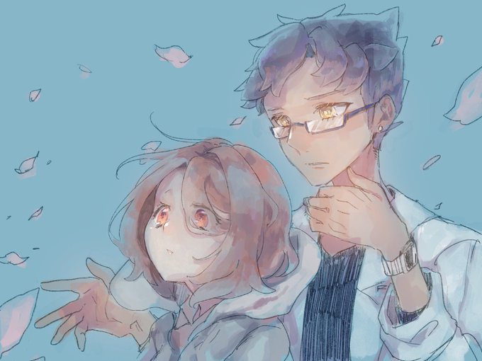 らくがきしてあげるの忘れてた年齢操作ホプユウ
大人ホップくんがなぜか子供の頃のユウリちゃんと一緒にいる謎絵。大人ホップくんはメガネと白衣という固定概念がついてしまっている……… 