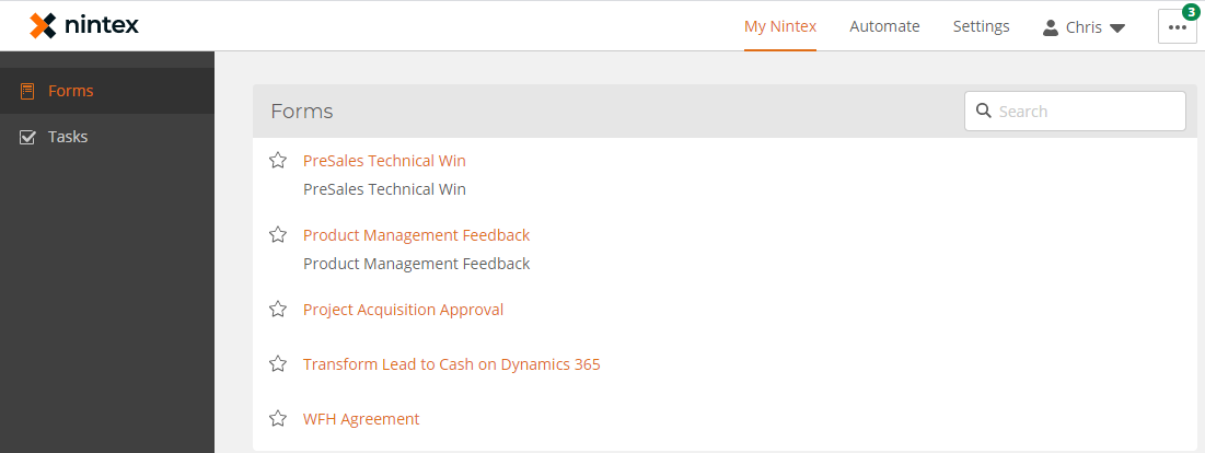 ***NINTEX WORKFLOW CLOUD - NEW FEATURES***
Couple juicy features just launched as part of release 110 for Nintex Workflow Cloud.
+ Microsoft Teams action - list members of a Team.
+ My Nintex - location to view and manage tasks and submit forms.
+ Workflow Filtering.
<a href="/Nintex/">Nintex</a>
