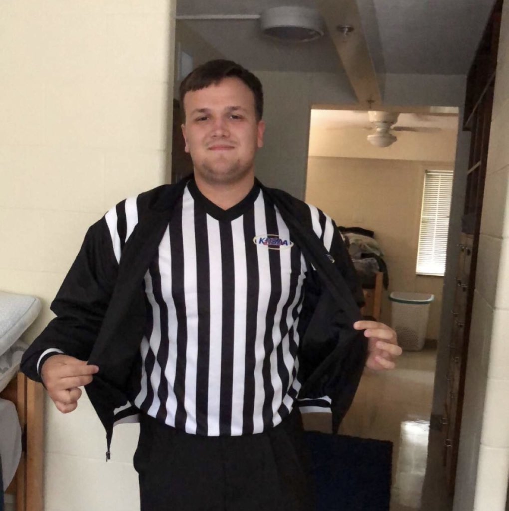 Elijah_1k's tweet photo. Was wondering why the Lakers was getting every call tonight ... this mf was reffing the game https://t.co/KSpLlRMdxY